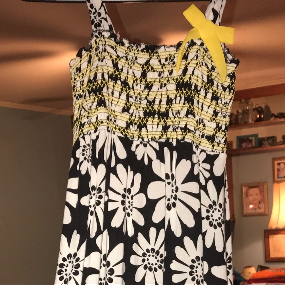 Spaghetti strap flower dress